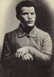 LNトルストイ、モスクワ、1851年 作： Russian Photographer